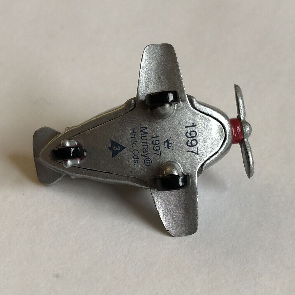 Murray Airplane 1997 Miniature A Series Kiddie Car Hallmark Christmas Ornament - Picture 7 of 12